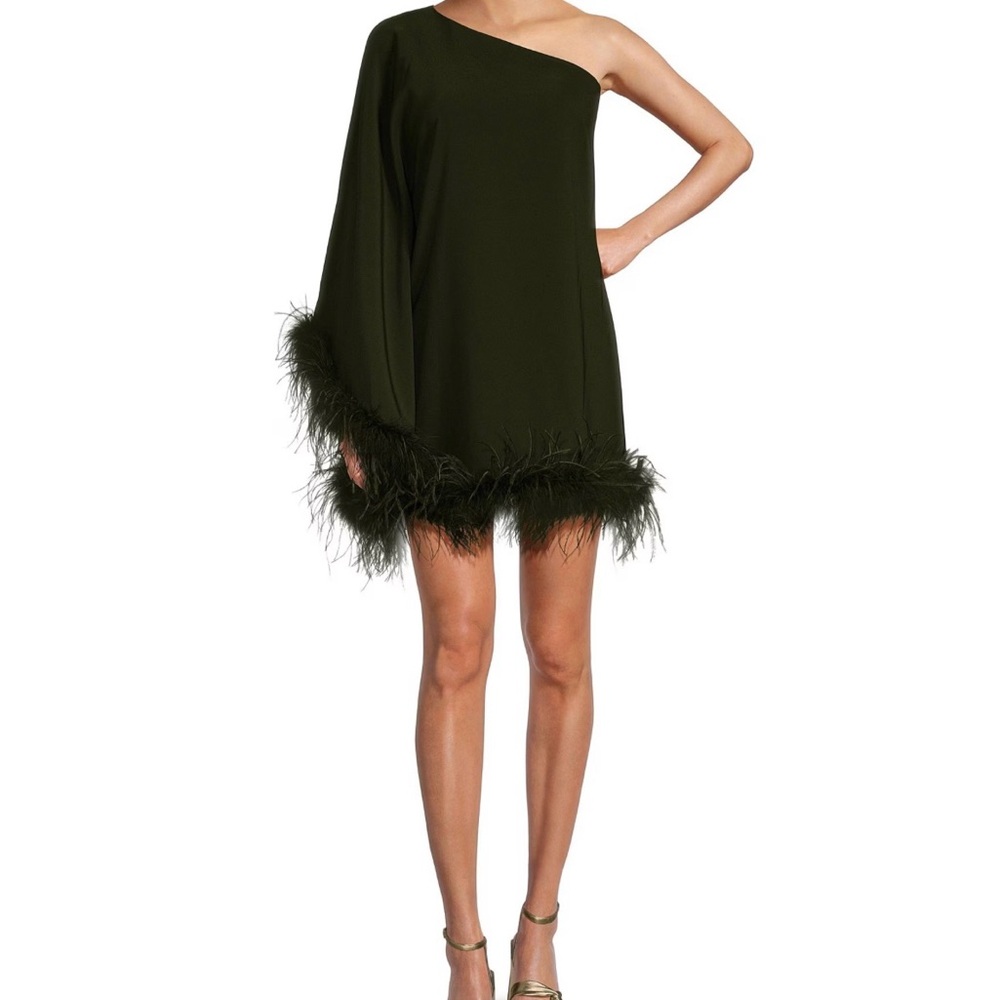 Elegant One Shoulder Black Dress